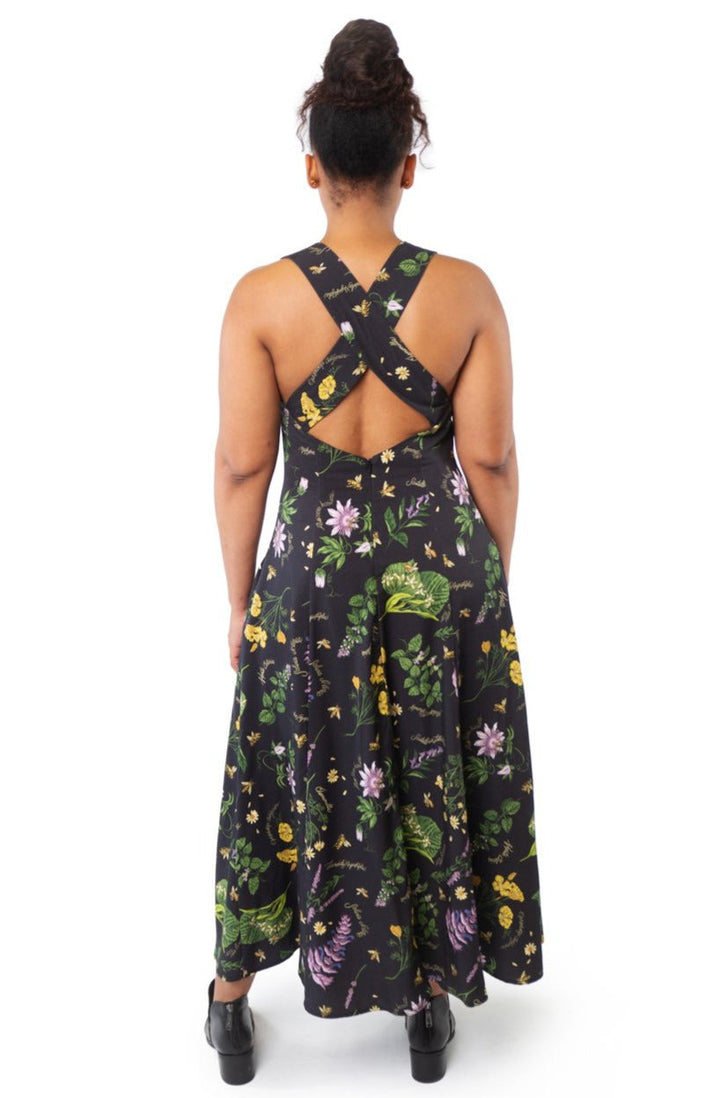Iris Dress in Ecovero Nervine