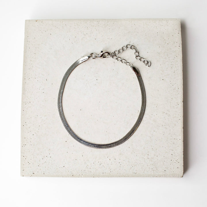Gigi Herringbone Chain Bracelet