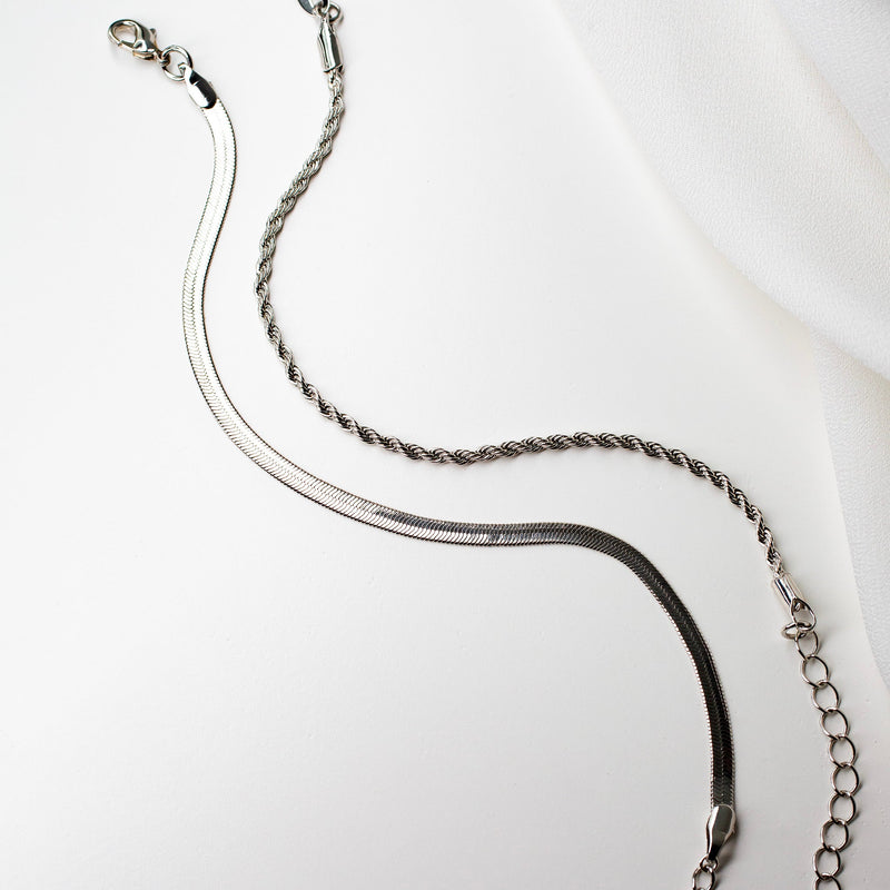Gigi Herringbone Chain Bracelet