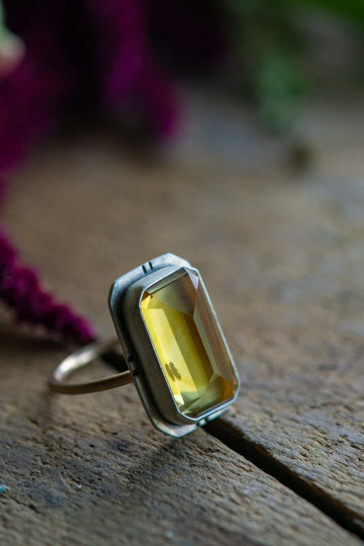 BUBBLY CITRINE RING