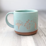 Mushroom Mug, Forest Style Handmade Pottery