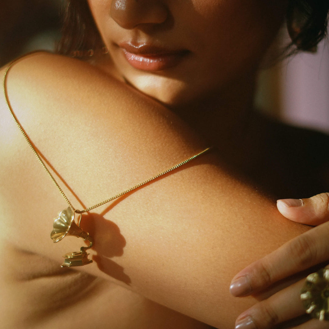 Gramophone Charm with Chain