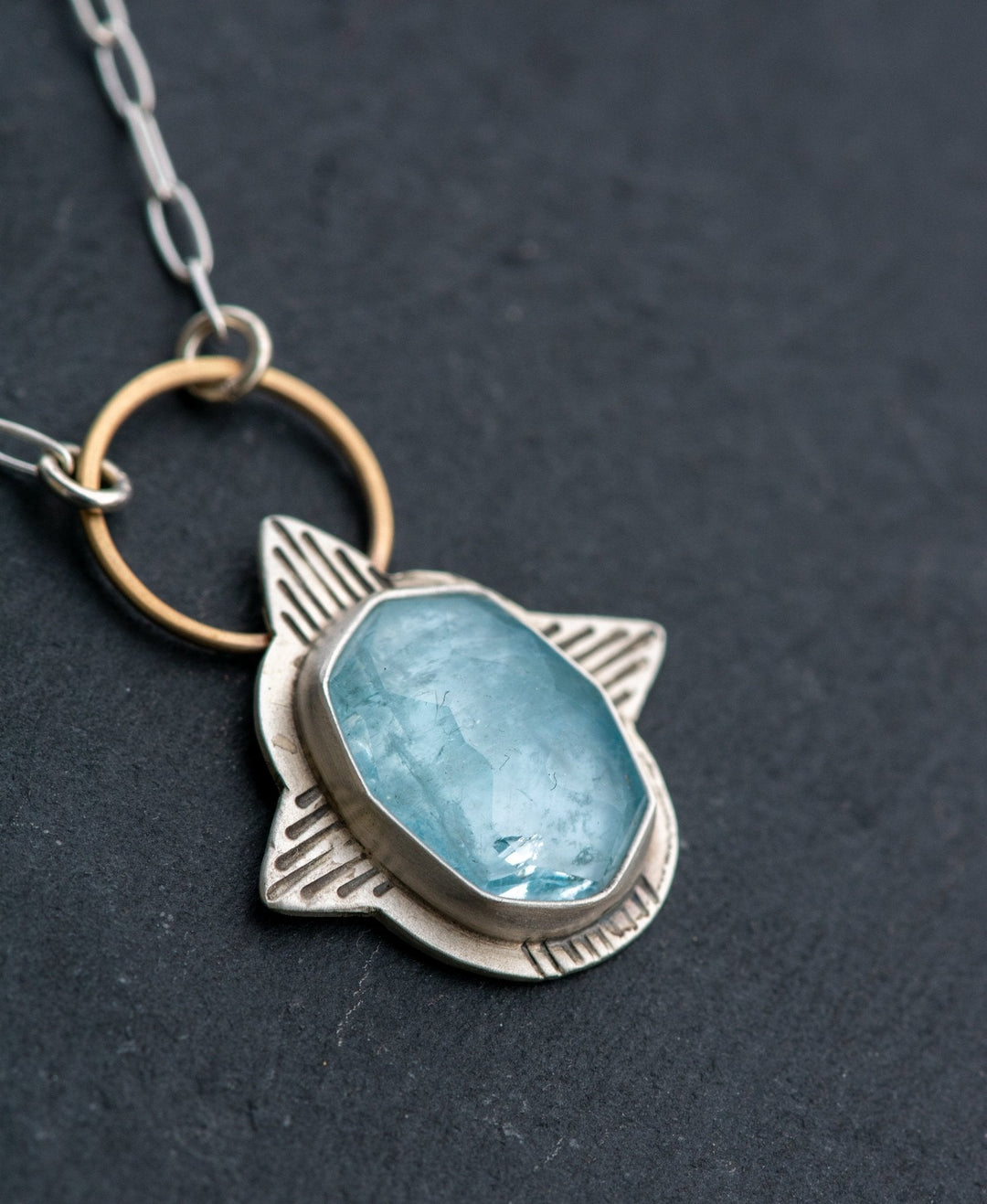 GUARDIAN AQUAMARINE NECKLACE