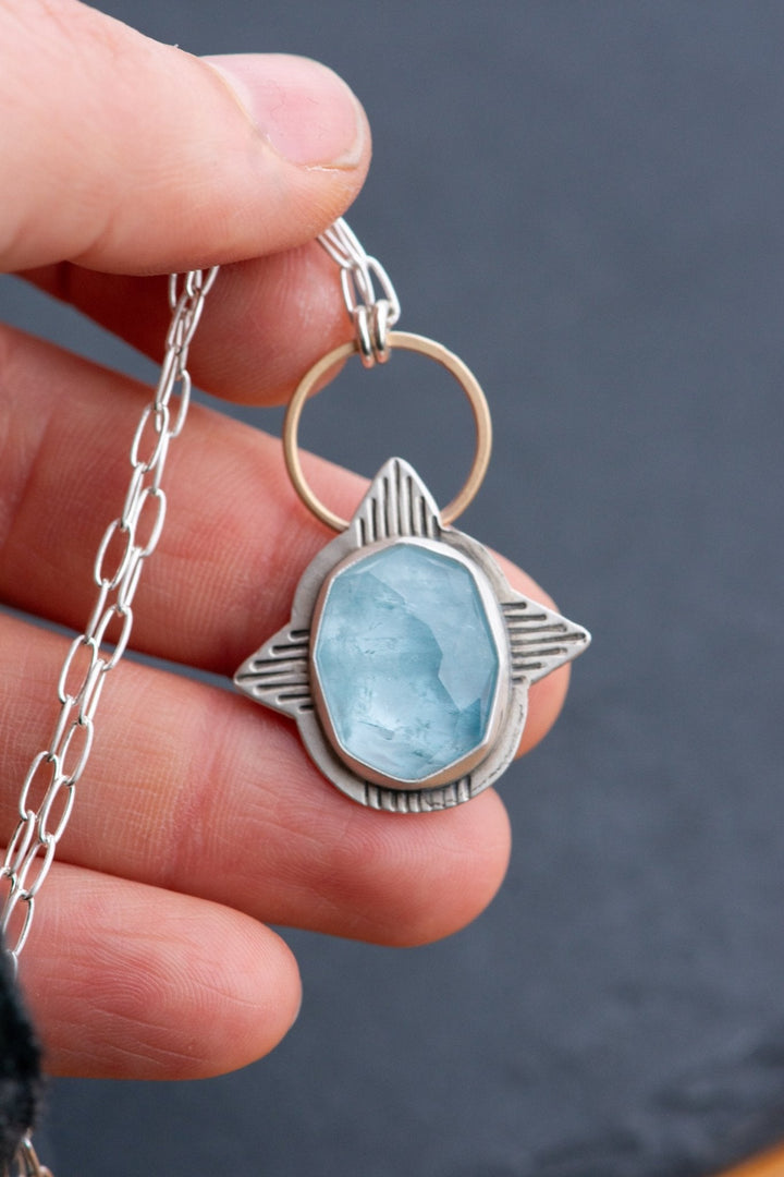 GUARDIAN AQUAMARINE NECKLACE