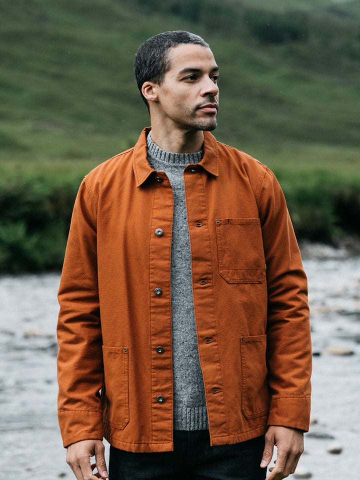 Men's Basset Flannel Lined Jacket - Sable