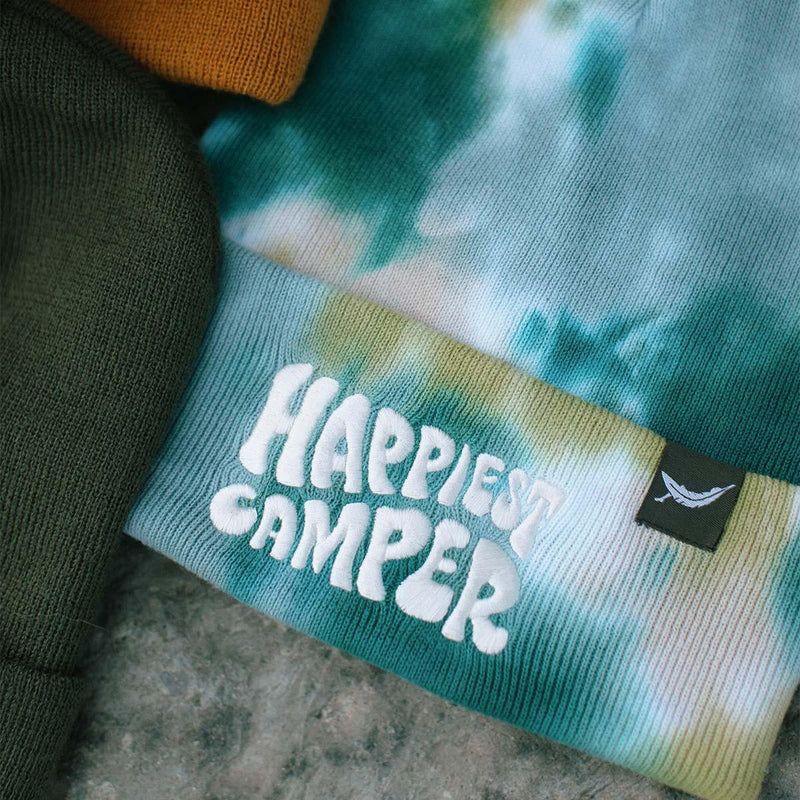 Happiest Camper Tie Dye Beanie