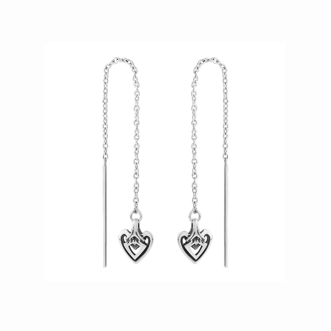 Heart Silver Threaders
