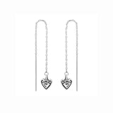 Heart Silver Threaders