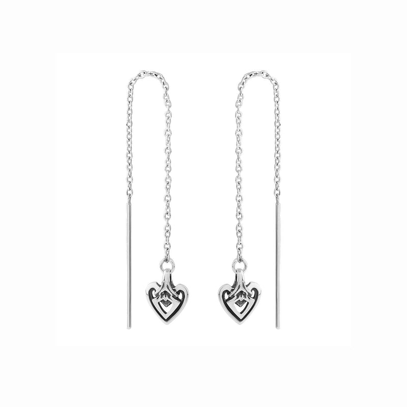 Heart Silver Threaders