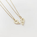 BFF Heart Set Necklace Duo
