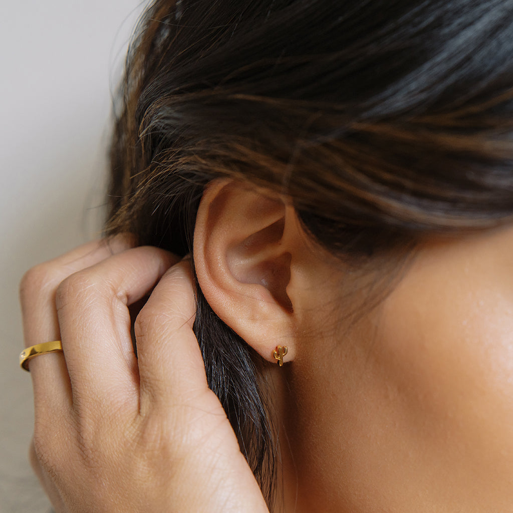 Cactus Stud Earrings