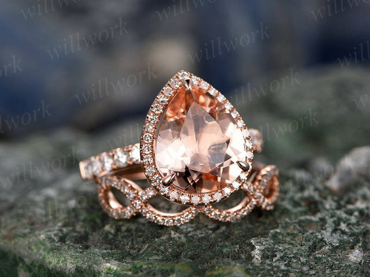 morganite engagement ring