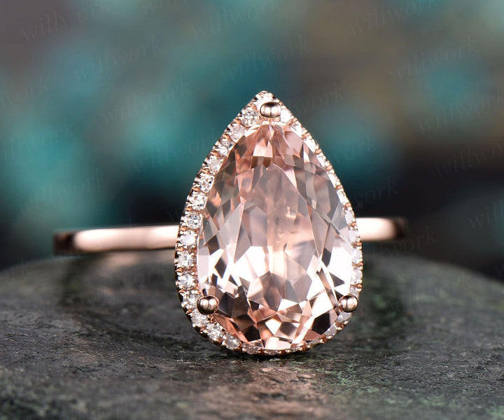 morganite engagement ring