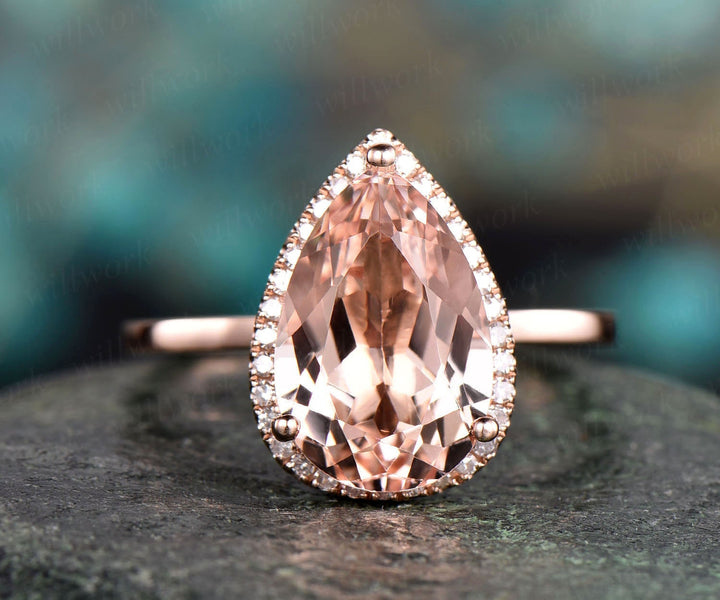 morganite engagement ring