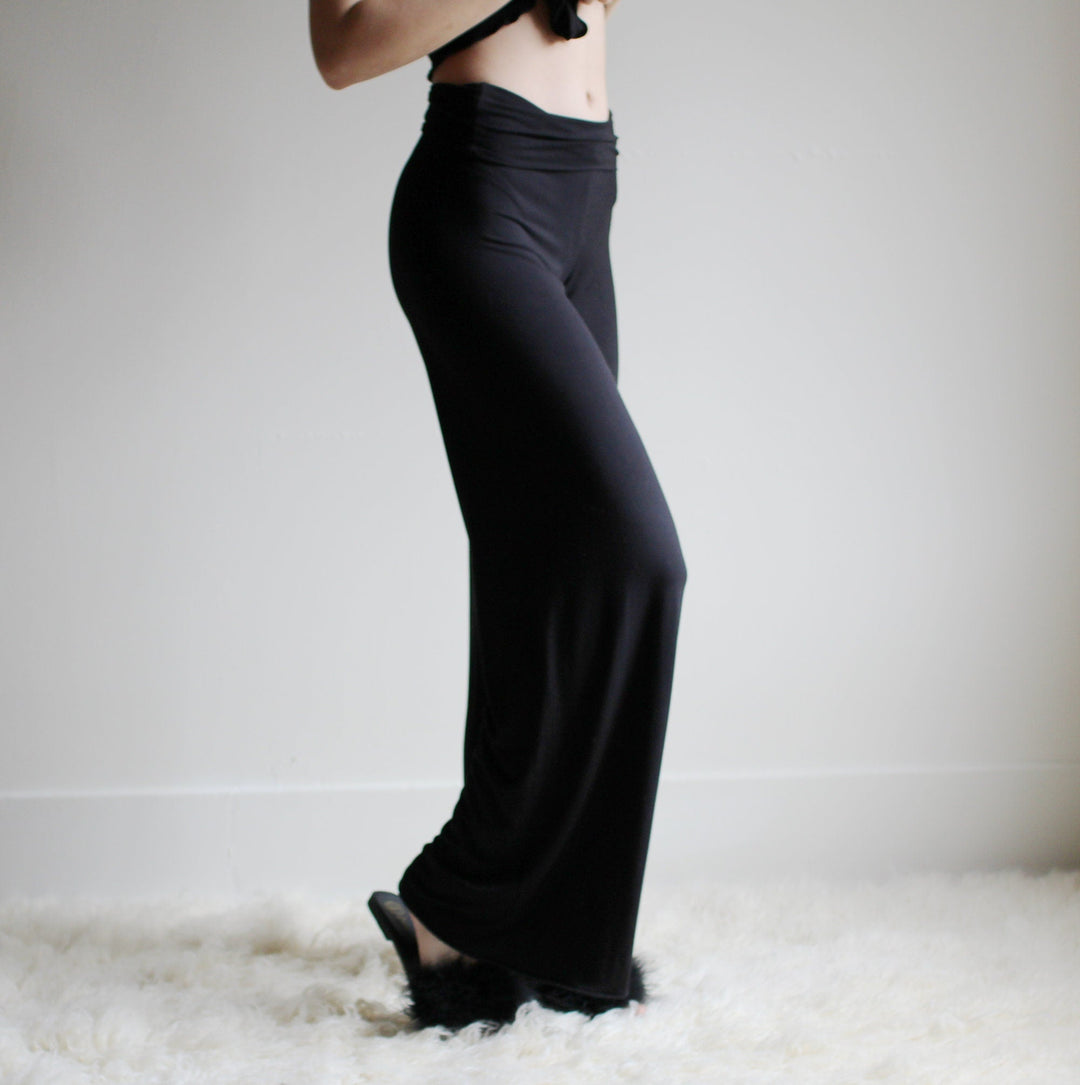 Bamboo Lounge Pants with Foldover Waistband