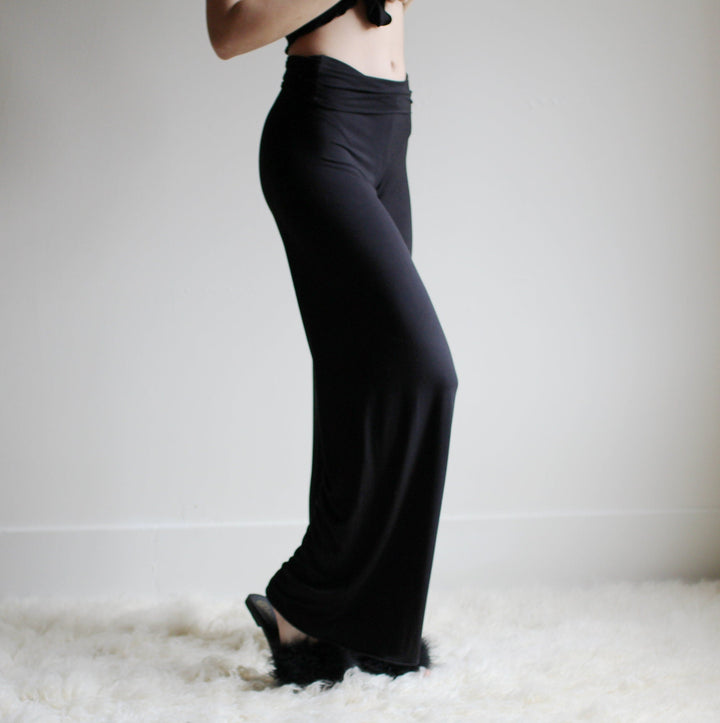 Bamboo Lounge Pants with Foldover Waistband