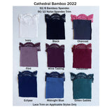 Bamboo Pajama Set including Wrap Bed Jacket and Drawstring Capri