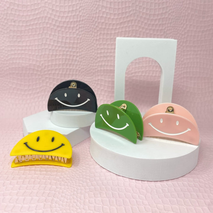 Turn That Frown Upside Down Hair Claw