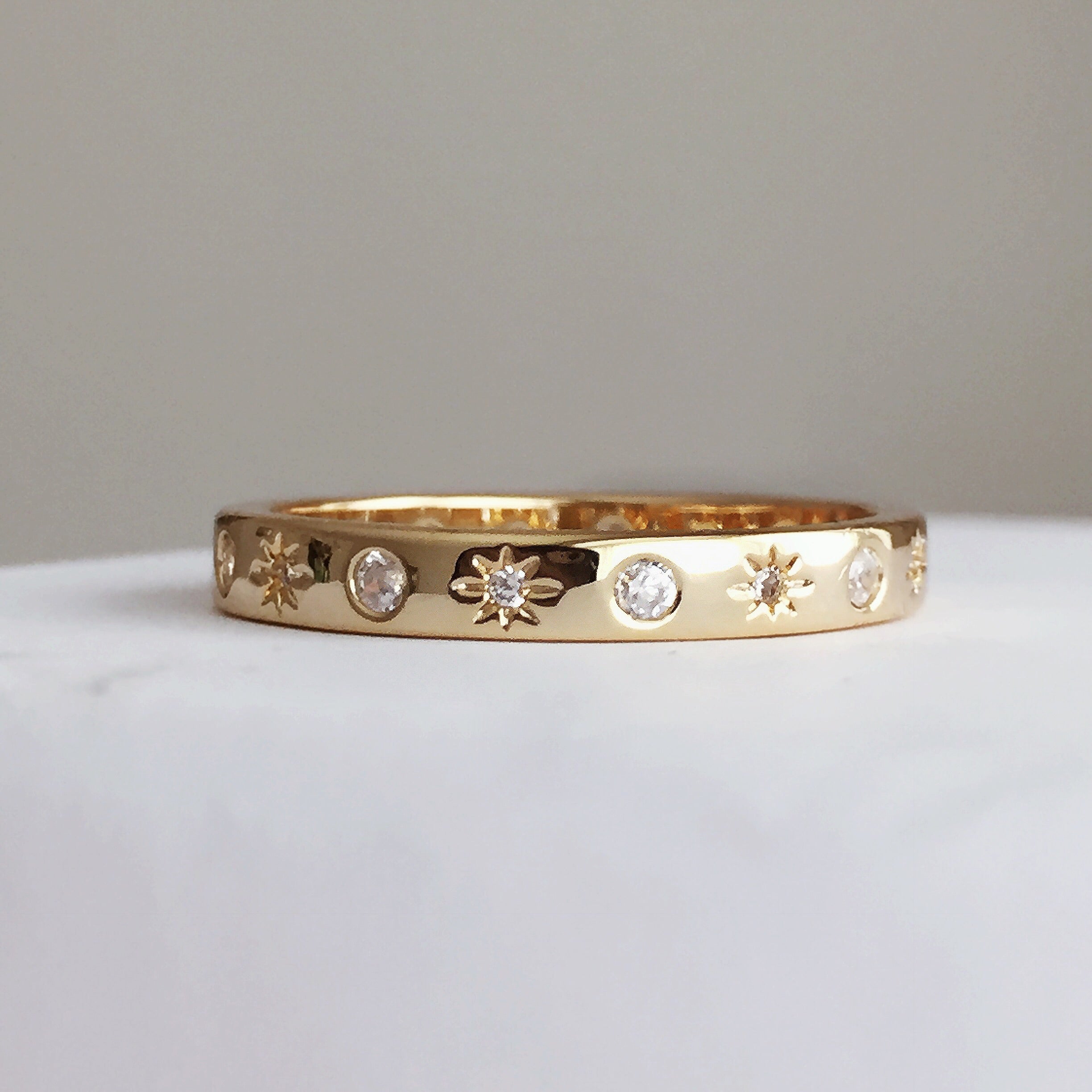 The Moon and Stars Stacking Ring – Altar PDX