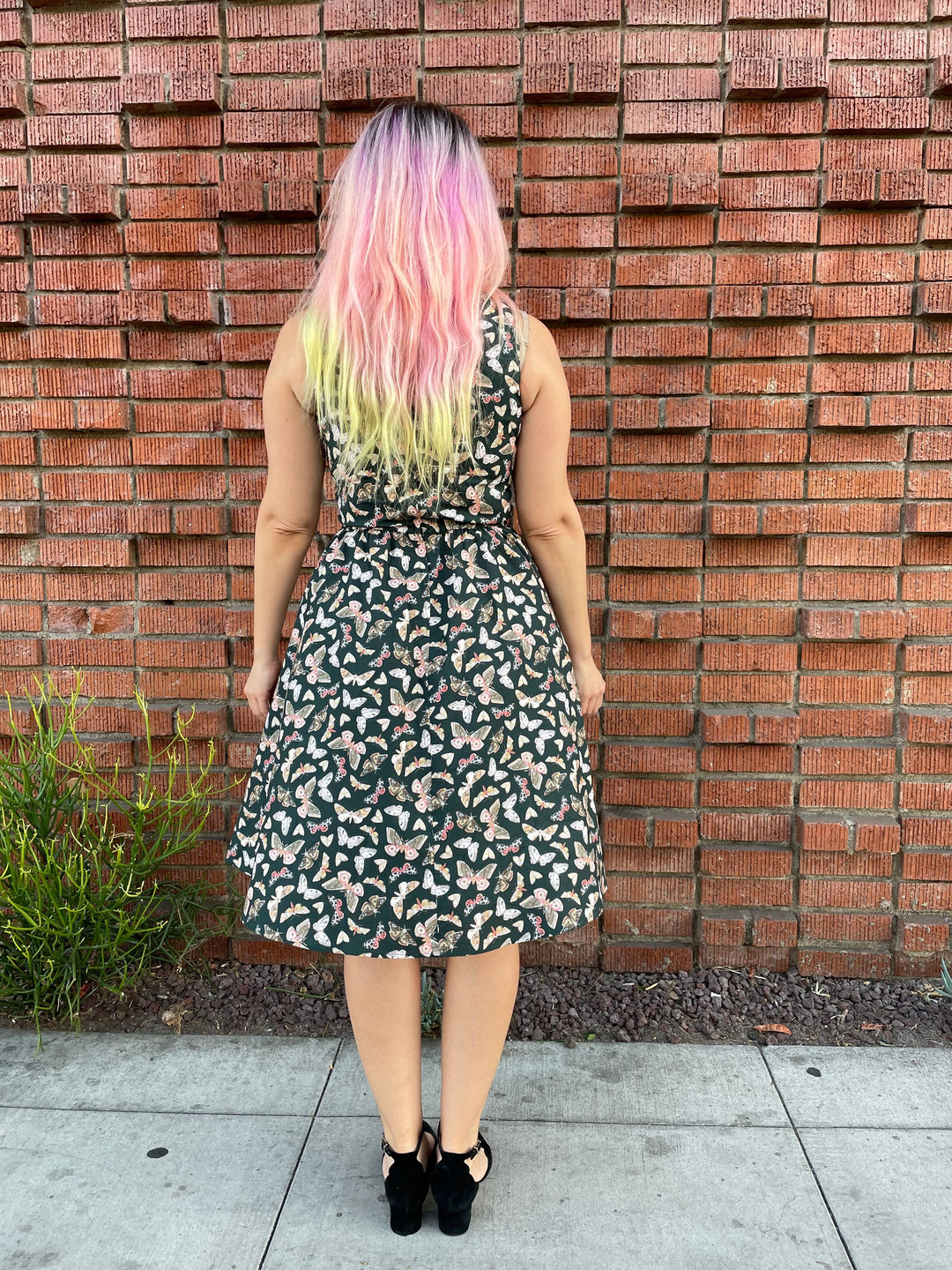 Butterfly Vintage Dress - XS only, 1 left!
