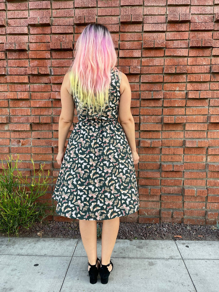 Butterfly Vintage Dress - XS only, 1 left!