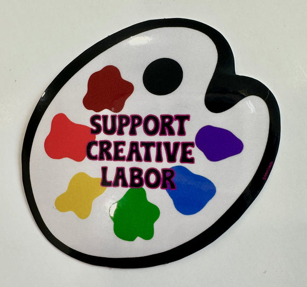 Support Creative Labor Sticker