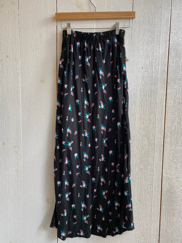 Charlie Cotton Challis Floral Bias Slip Skirt