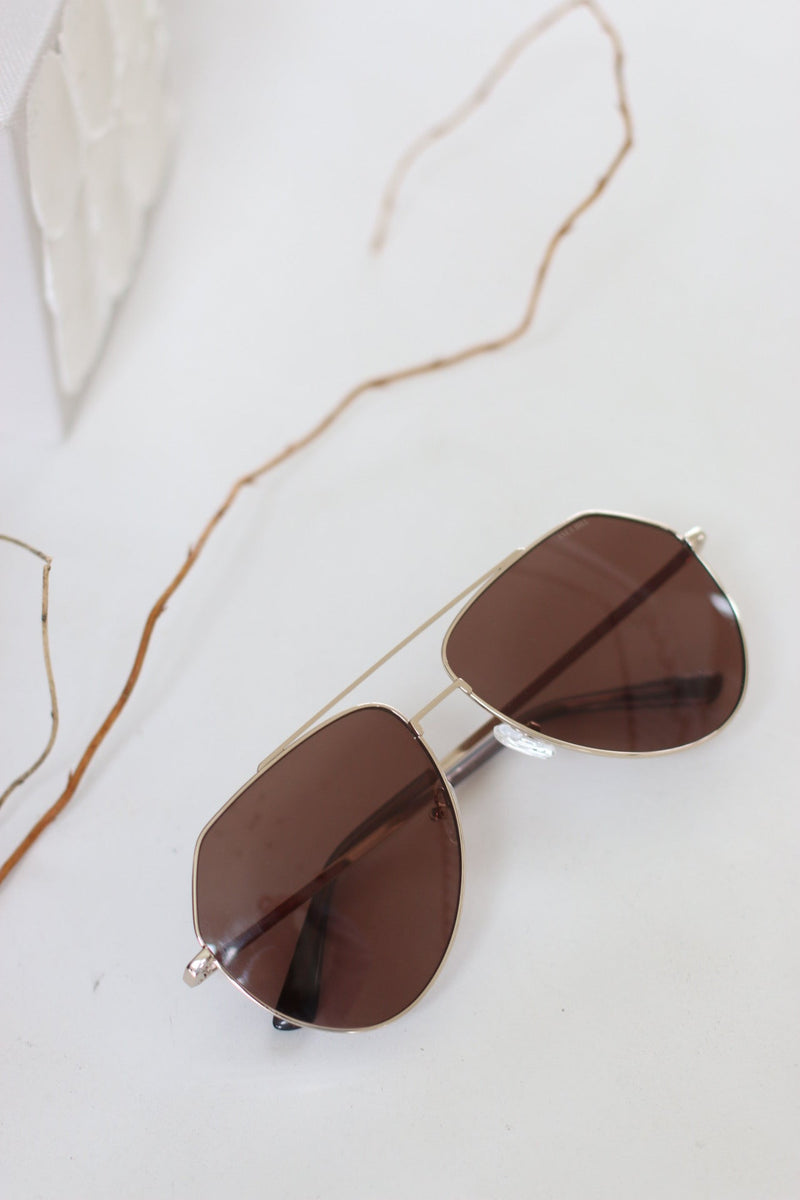 Yacht Gold Aviator Sunglasses