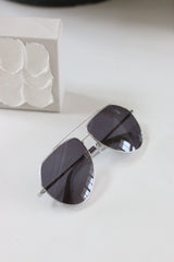 Sail Silver Aviator Sunglasses