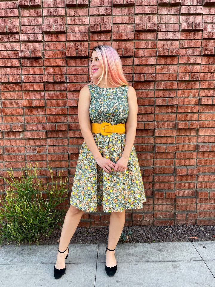 Cats in the Fields Twofer Dress