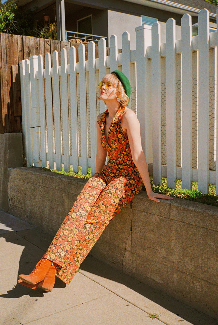 Cecilia Jumpsuit in Marigold
