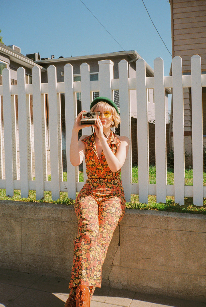 Cecilia Jumpsuit in Marigold