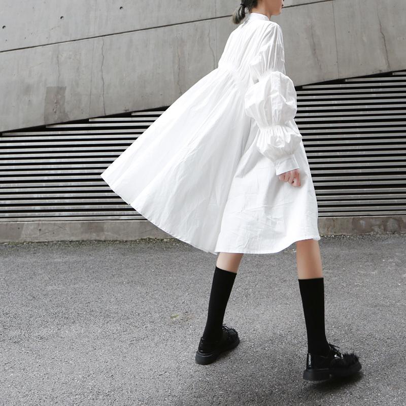 long sleeve pleated shirt dress Fifteen Twenty Rayleen Long Sleeve Pleated Shirtdress