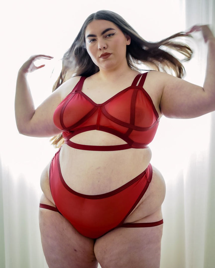 Mesh Vintage Soft Cup Bralette