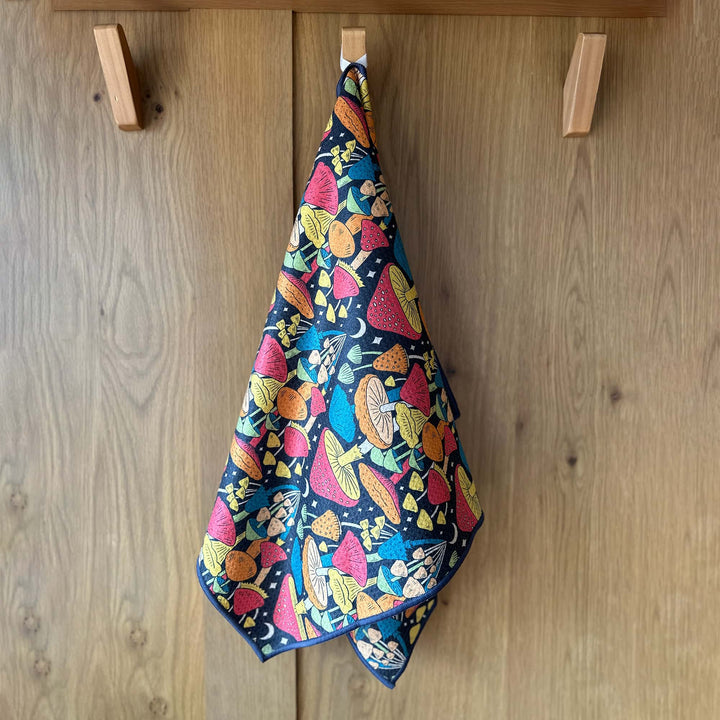 Midnight Mushroom Kitchen & Tea Towel