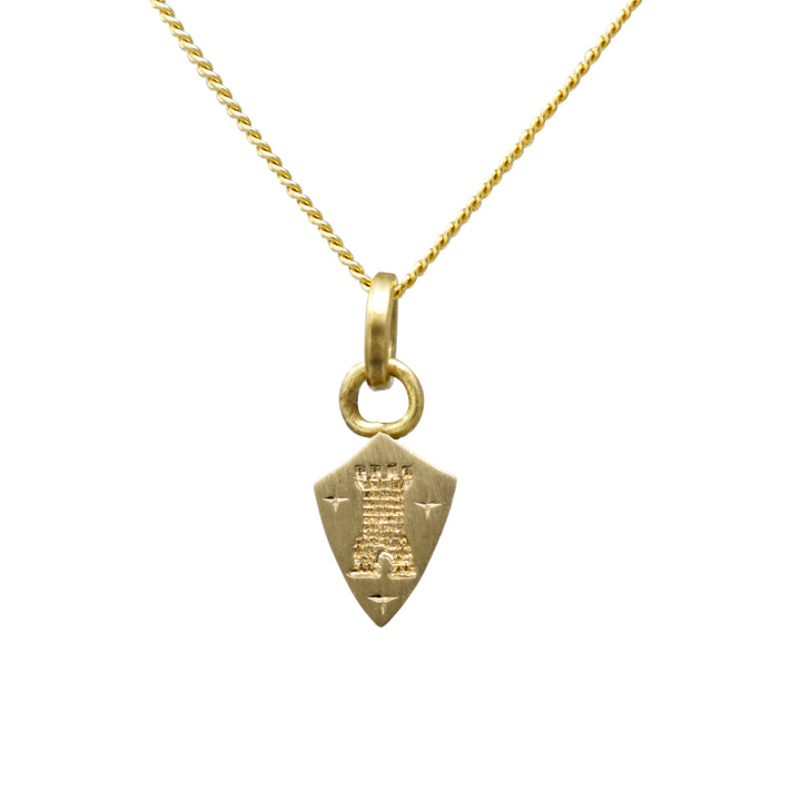 Castle Escutcheon Necklace