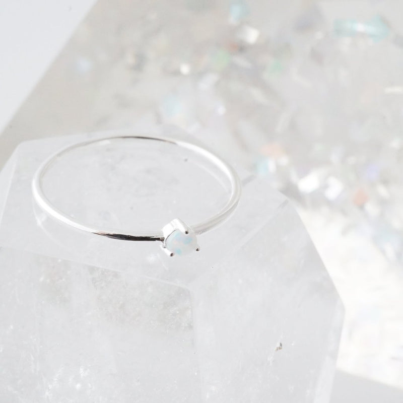 Opal Orb Ring