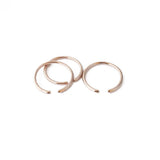 Open Skinny Stacking Ring Trio - Final Sale