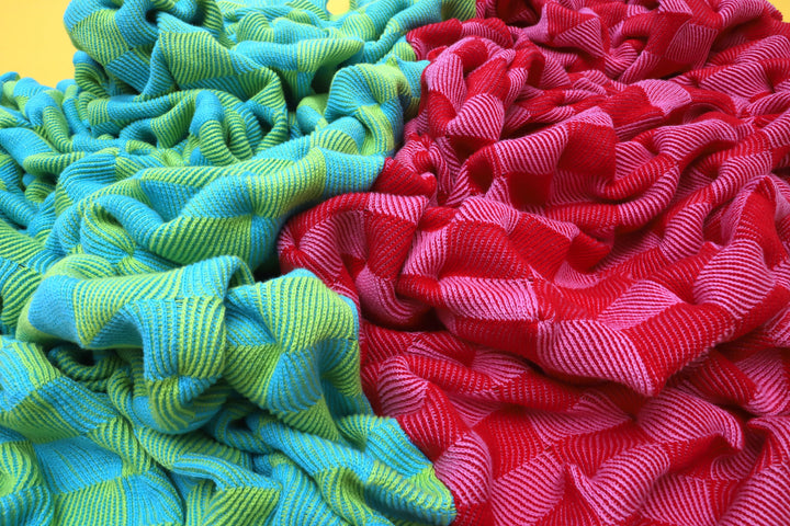 Spiky Checker Blanket