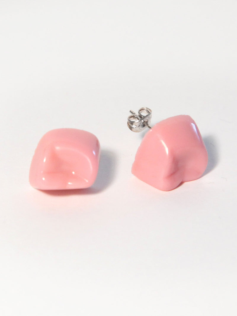 Pink Tooth Earrings