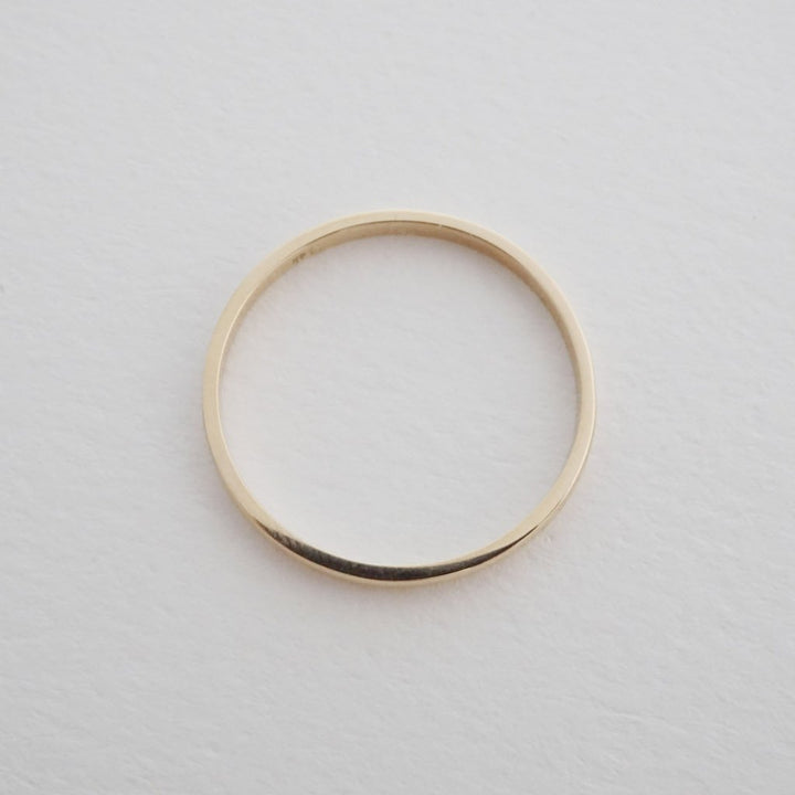 Classic Stacking Ring, 14k Gold