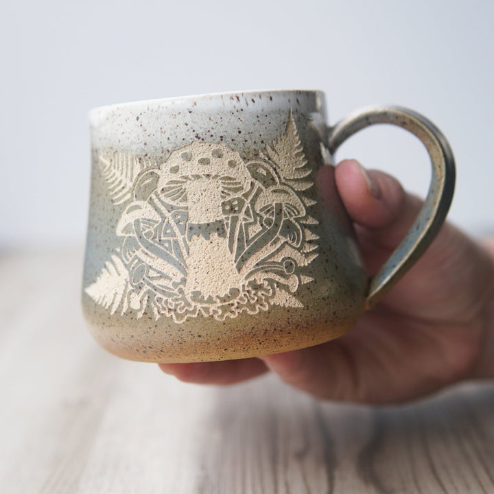 Mushroom Mug - Introvert Collection Handmade Pottery