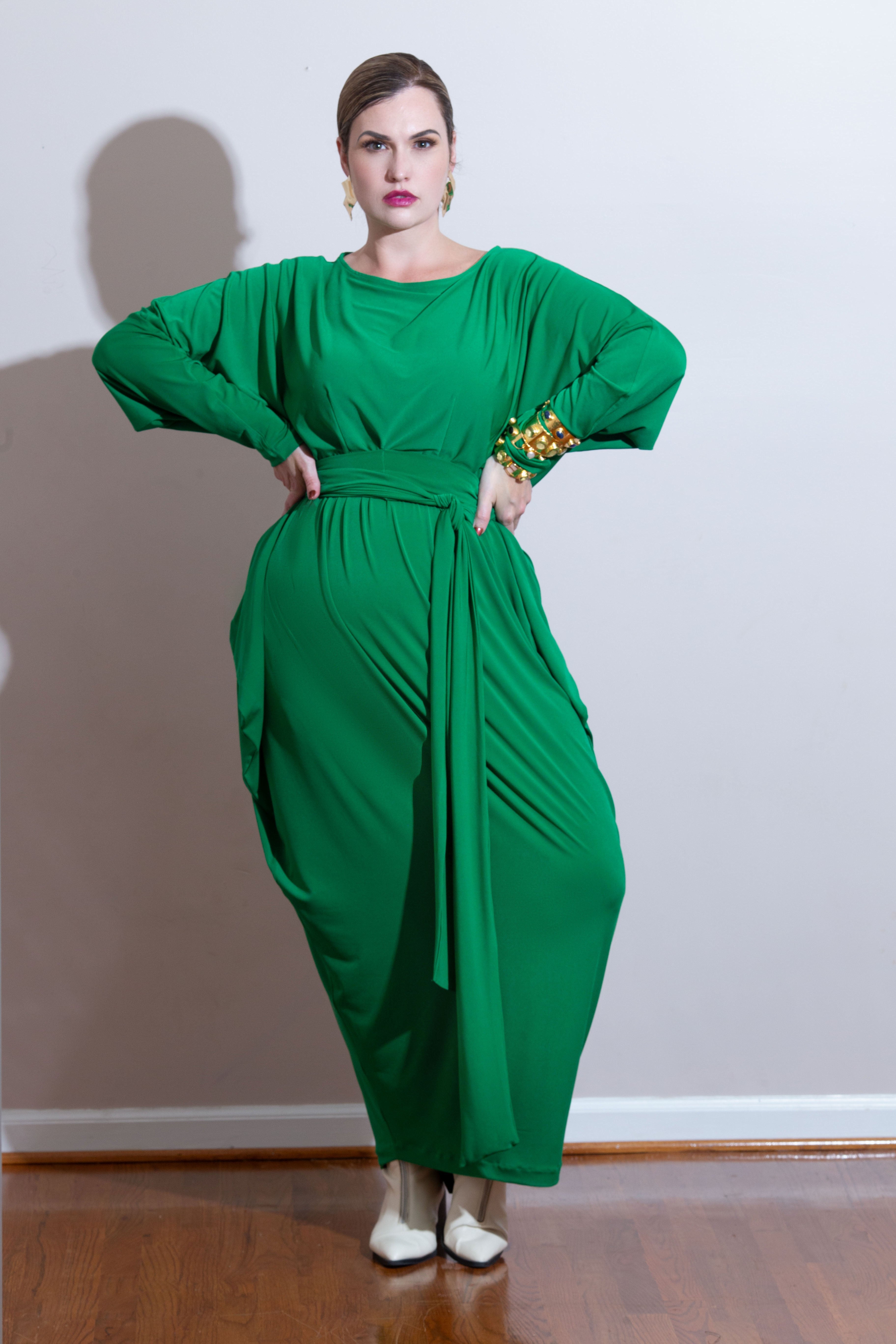 Boat Neck Slouch Maxi Dress JIBRI 0 Black