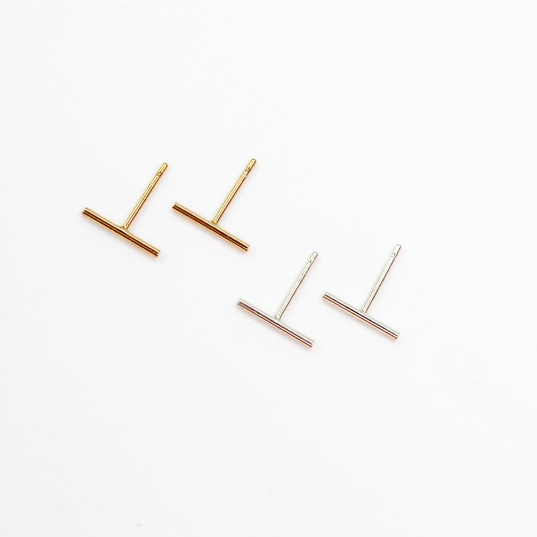Shiny Bar Studs