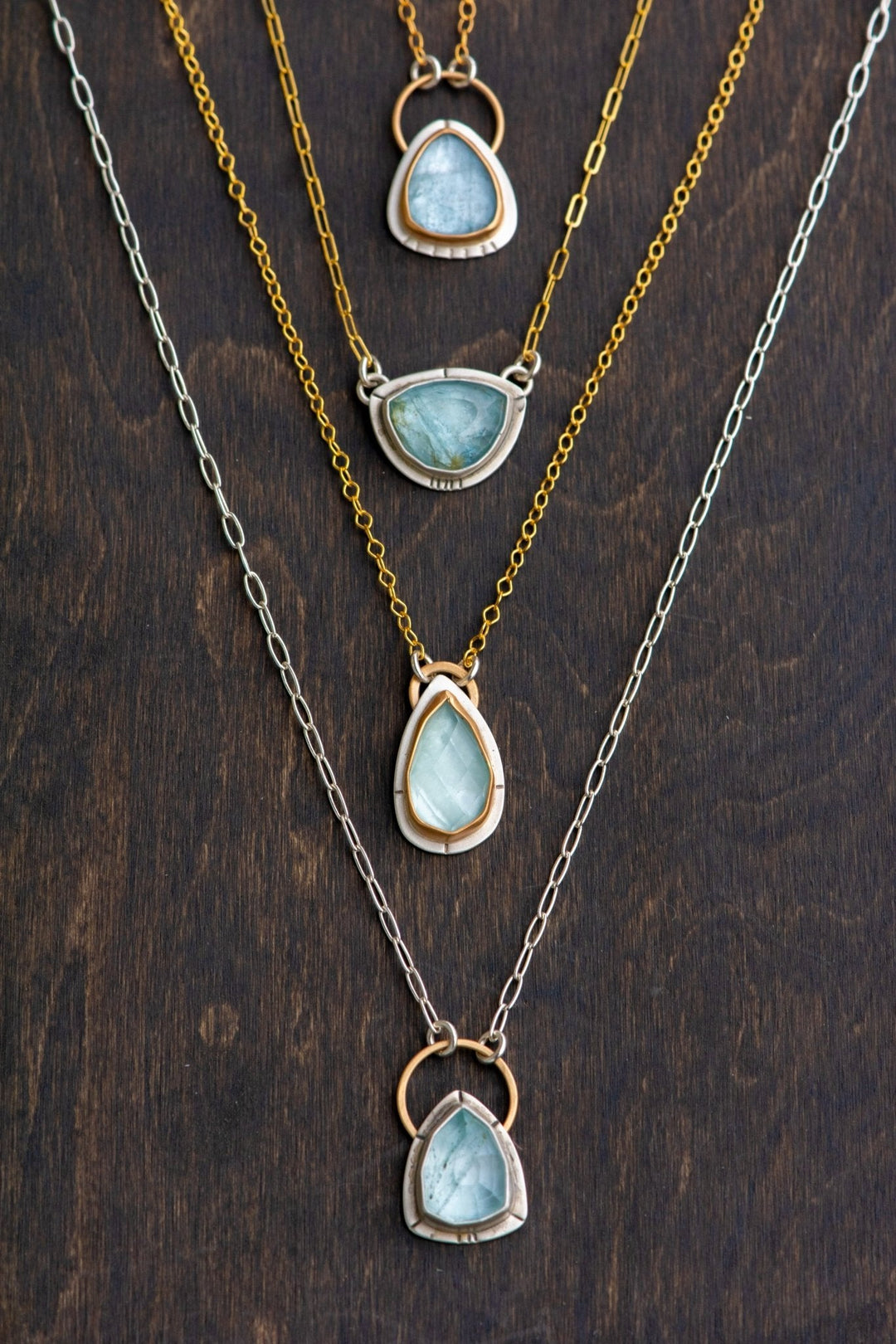 SHALLOW SEAS AQUAMARINE NECKLACES