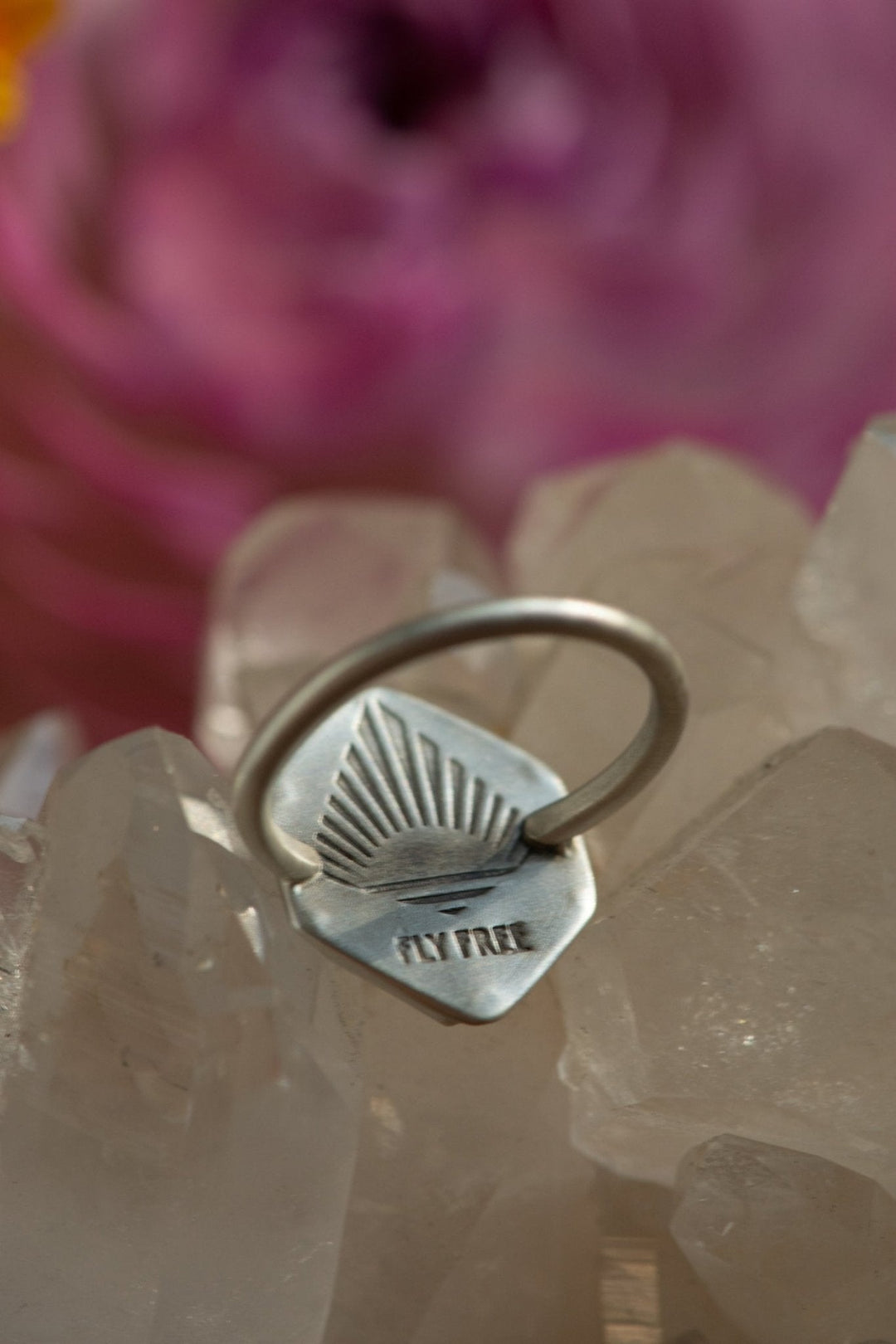 SHINING CITRINE SILVER RING