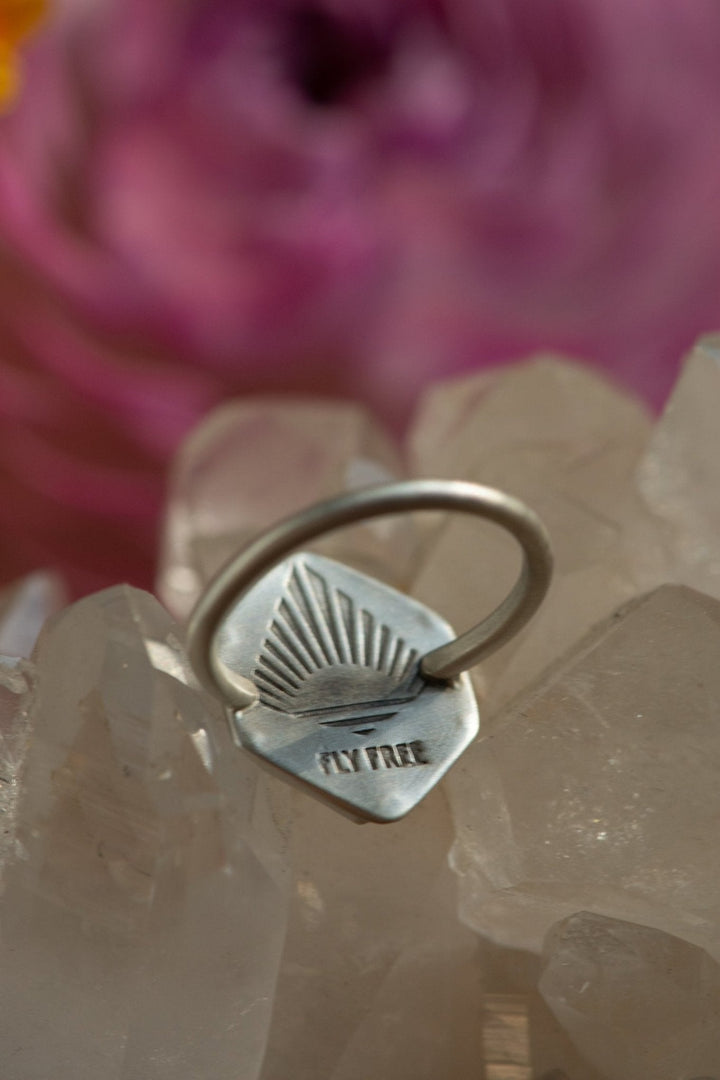 SHINING CITRINE SILVER RING