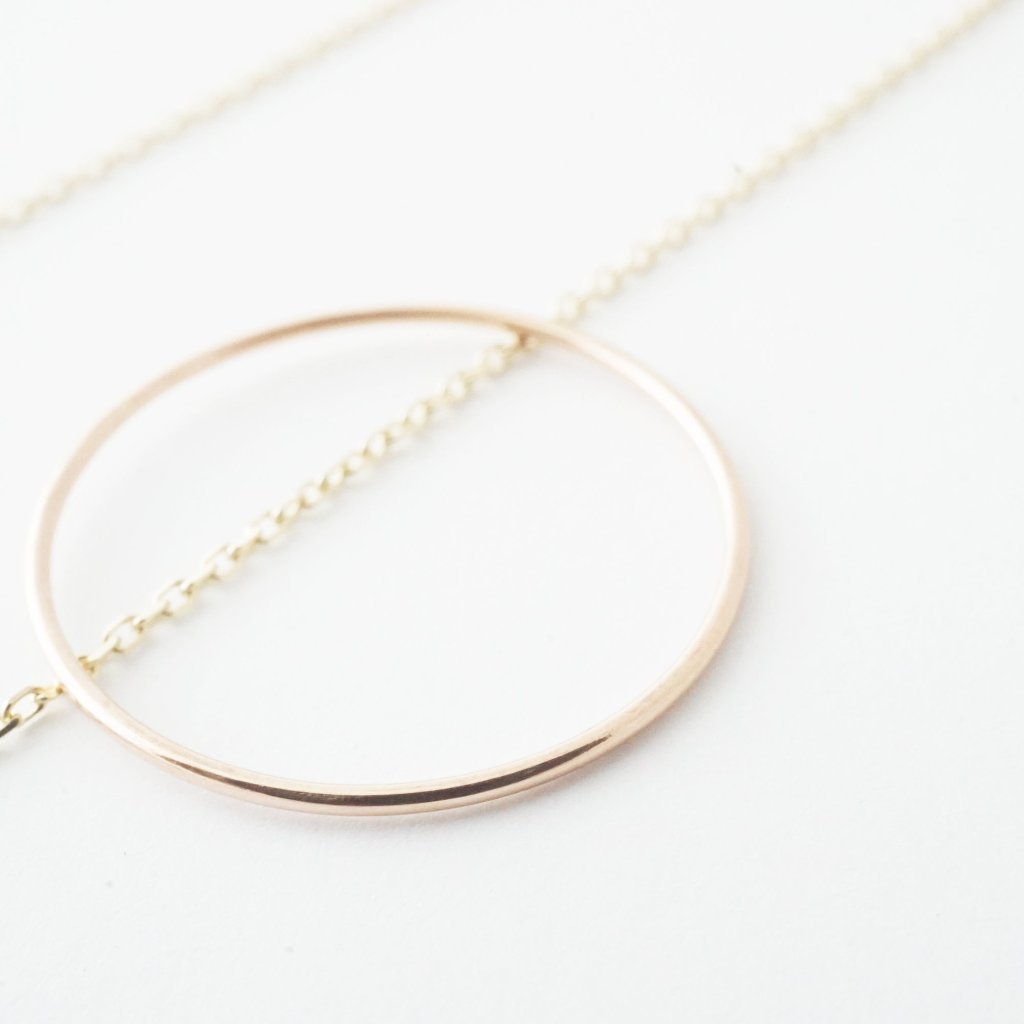 Skinny Stacking Ring, 14k Gold