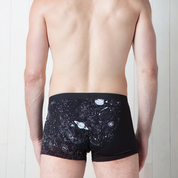 Glow-in-the-Dark Solar System Men's Trunks