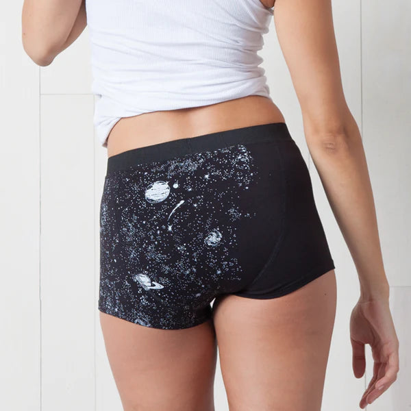 Glow-in-the-Dark Solar System Women's Trunks Underwear